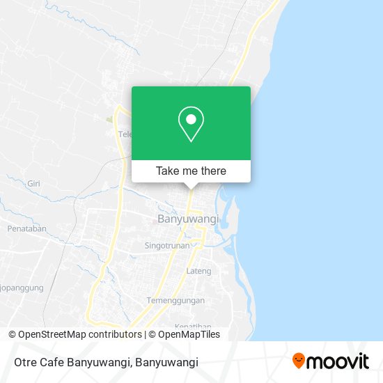 Otre Cafe Banyuwangi map