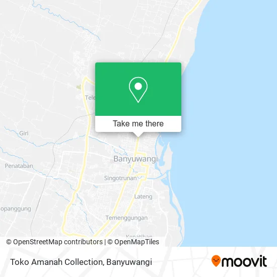 Toko Amanah Collection map