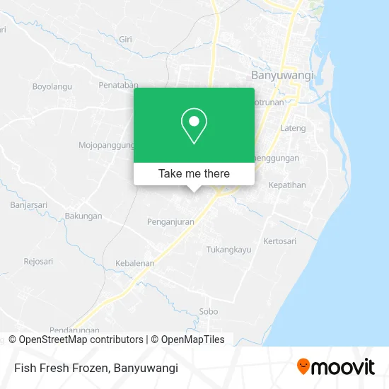 Fish Fresh Frozen map