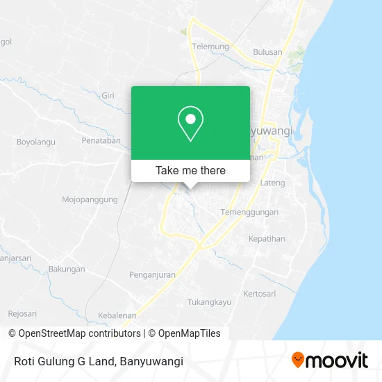 Roti Gulung G Land map