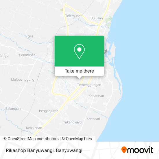 Rikashop Banyuwangi map