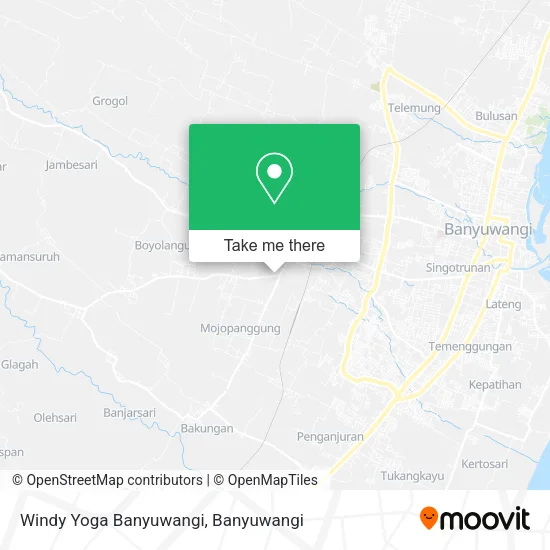 Windy Yoga Banyuwangi map