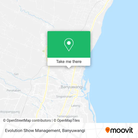Evolution Show Management map