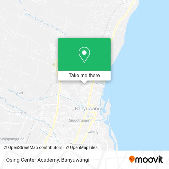 Osing Center Academy map