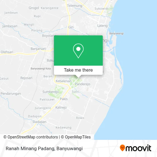 Ranah Minang Padang map
