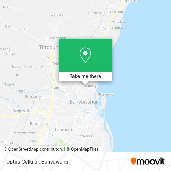 Optus Cellular map