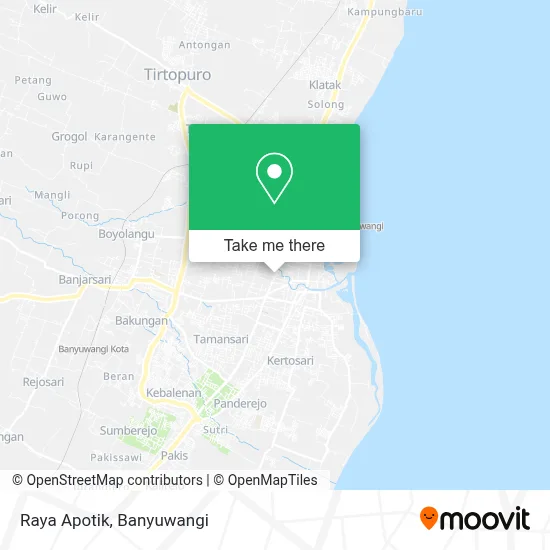 Raya Apotik map