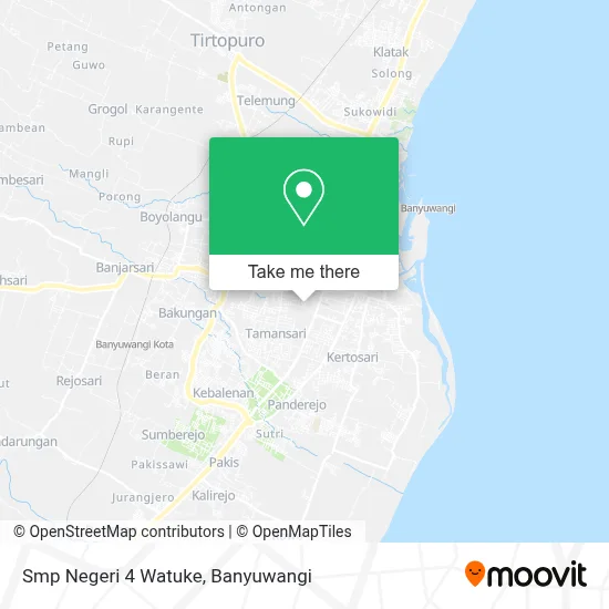 Smp Negeri 4 Watuke map