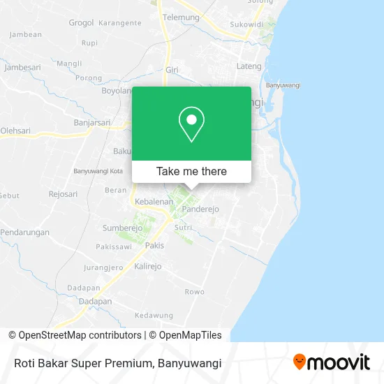 Roti Bakar Super Premium map