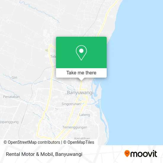 Rental Motor & Mobil map