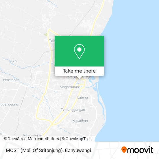MOST (Mall Of Sritanjung) map