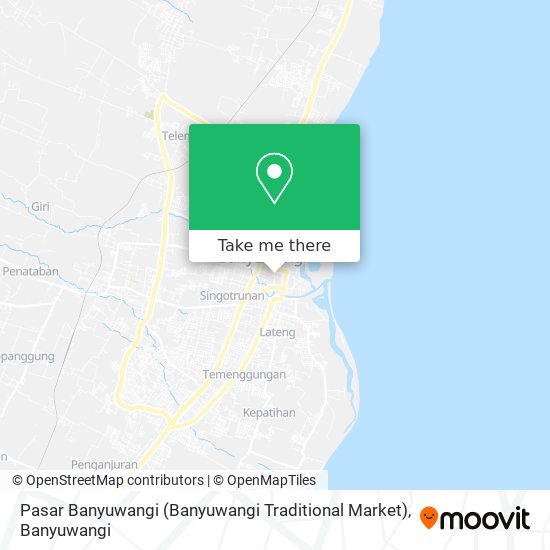 Pasar Banyuwangi (Banyuwangi Traditional Market) map