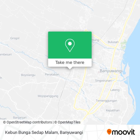 Kebun Bunga Sedap Malam map
