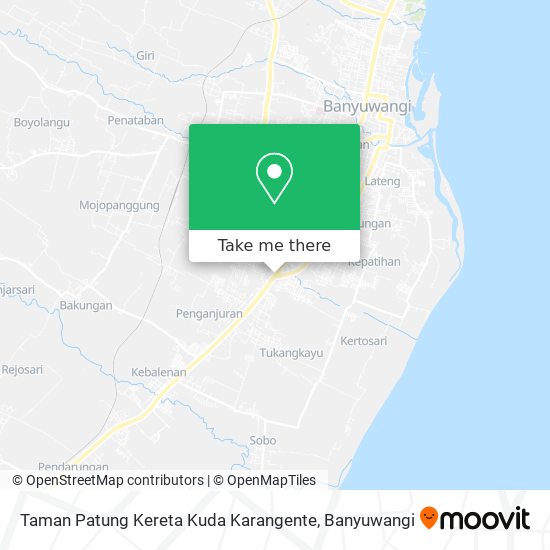 Taman Patung Kereta Kuda Karangente map