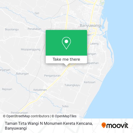Taman Tirta Wangi N Monumen Kereta Kencana map