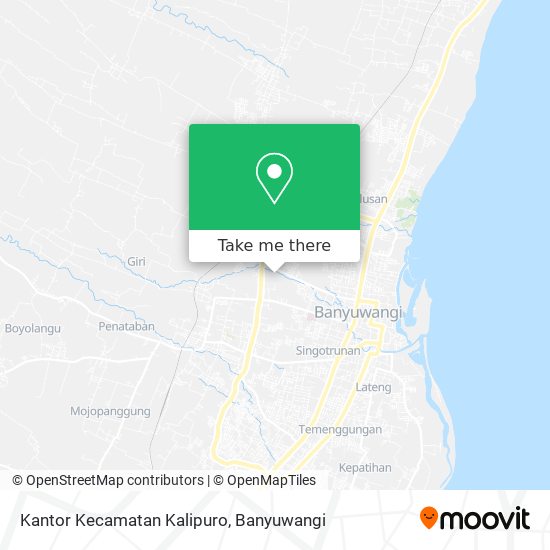 Kantor Kecamatan Kalipuro map