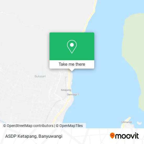 ASDP Ketapang map