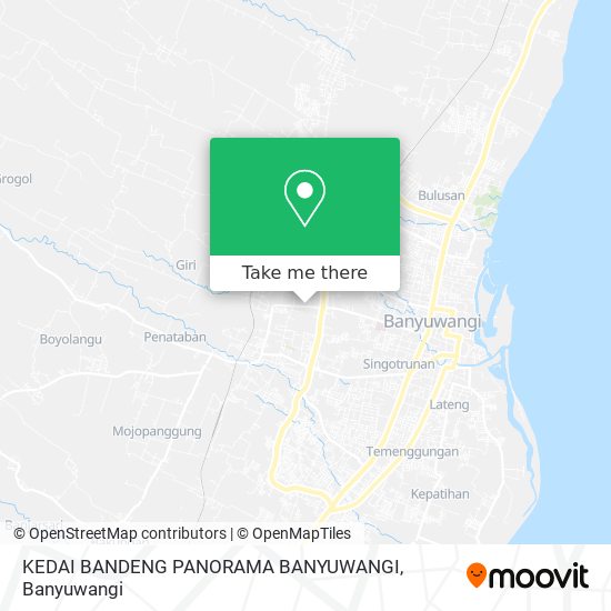 KEDAI BANDENG PANORAMA BANYUWANGI map