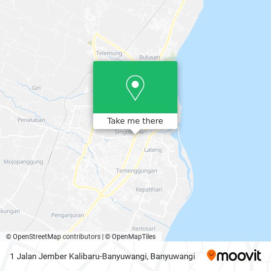 1 Jalan Jember Kalibaru-Banyuwangi map