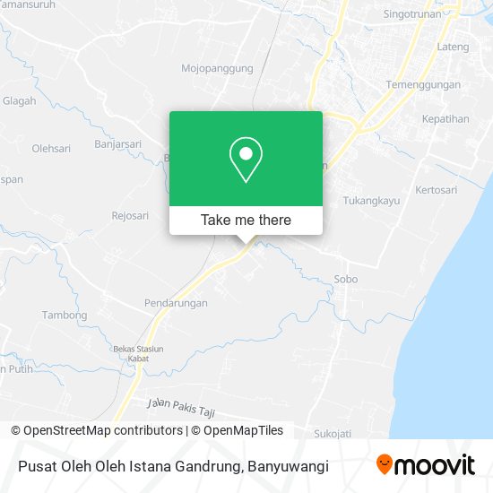 Pusat Oleh Oleh Istana Gandrung map