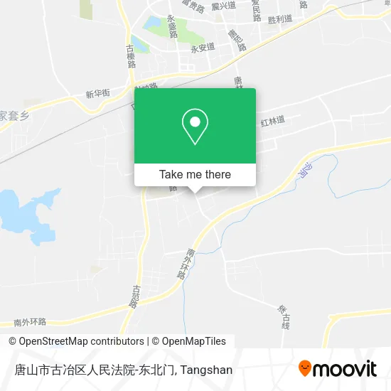 唐山市古冶区人民法院-东北门 map