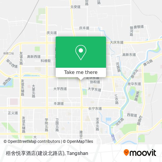 梧舍悦享酒店(建设北路店) map