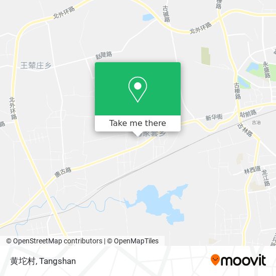 黄坨村 map