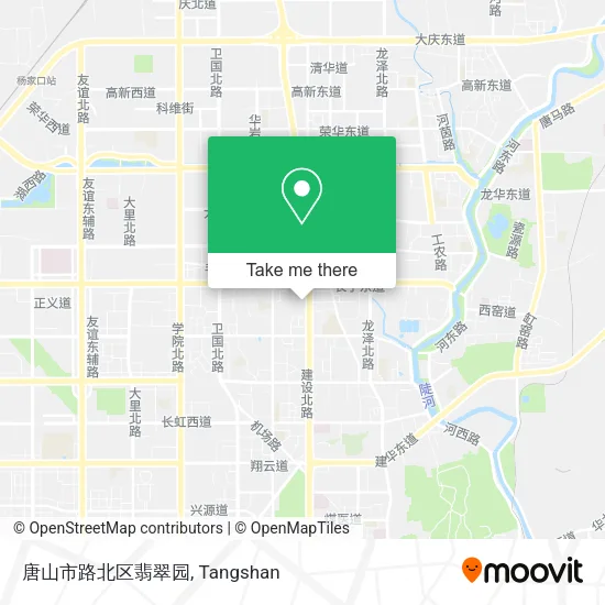 唐山市路北区翡翠园 map