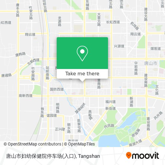 唐山市妇幼保健院停车场(入口) map