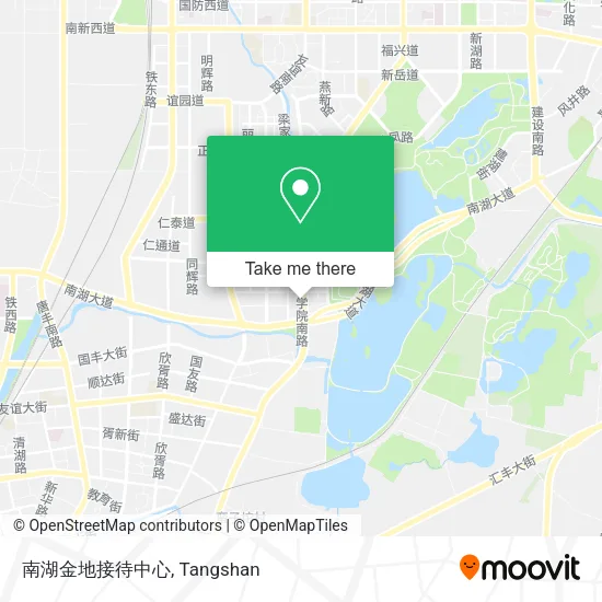南湖金地接待中心 map