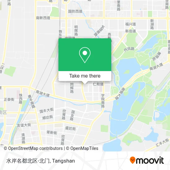 水岸名都北区-北门 map
