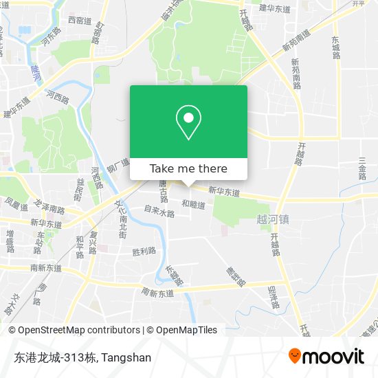 东港龙城-313栋 map