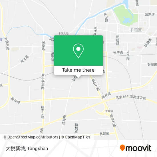大悦新城 map