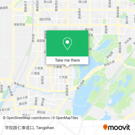 学院路仁泰道口 map