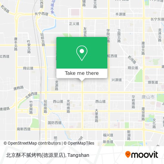 北京酥不腻烤鸭(德源里店) map
