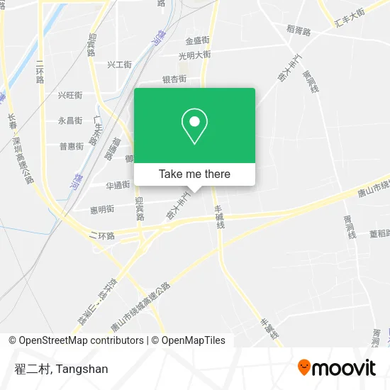 翟二村 map