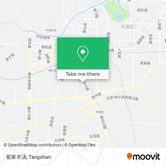 翟家羊汤 map