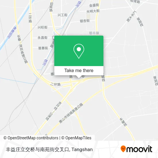 丰益庄立交桥与南苑街交叉口 map