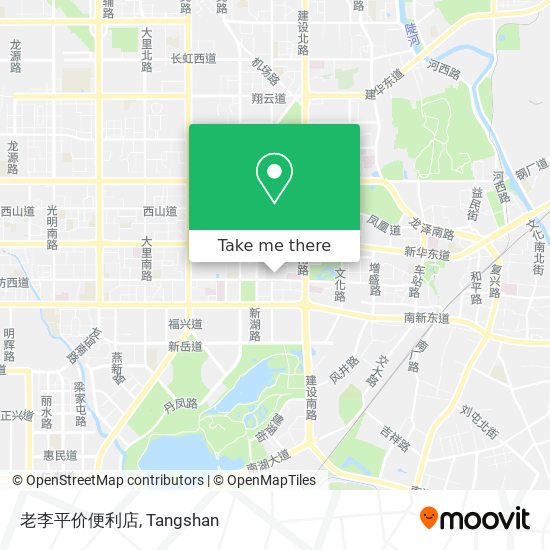 老李平价便利店 map