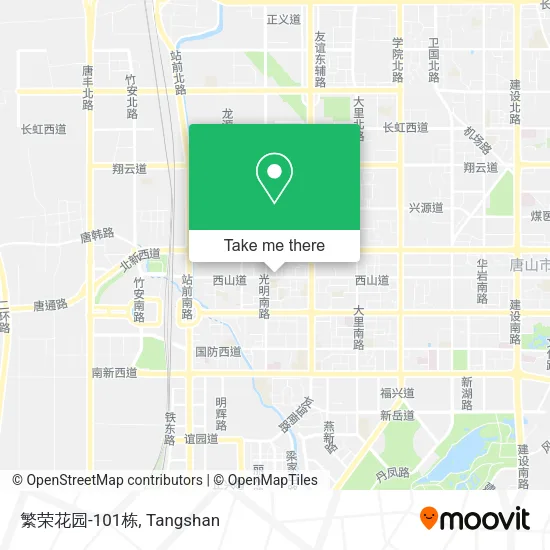 繁荣花园-101栋 map