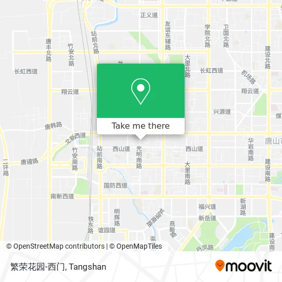 繁荣花园-西门 map