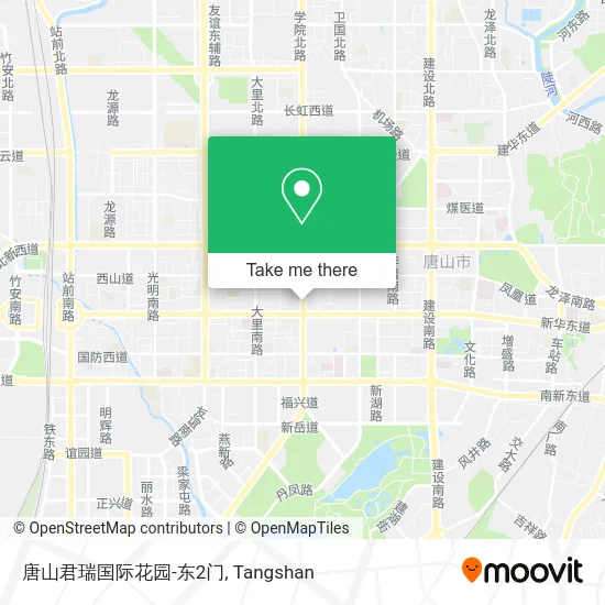 唐山君瑞国际花园-东2门 map