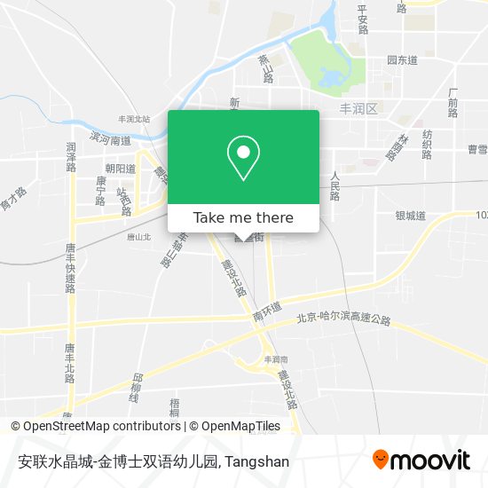 安联水晶城-金博士双语幼儿园 map