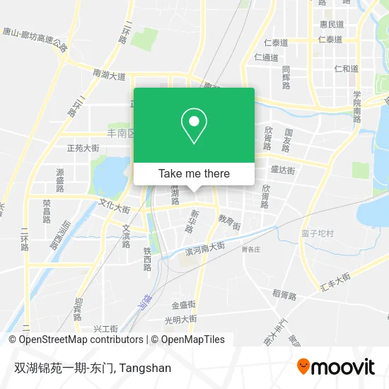 双湖锦苑一期-东门 map