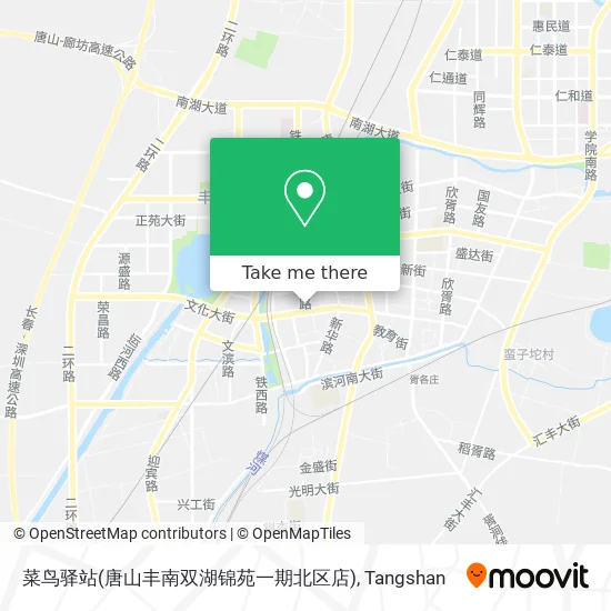 菜鸟驿站(唐山丰南双湖锦苑一期北区店) map