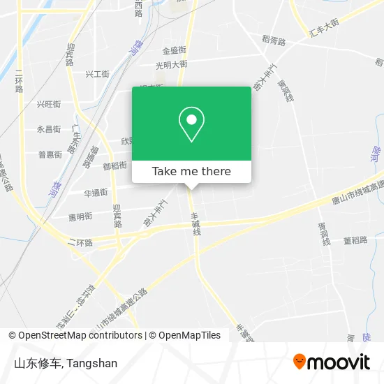 山东修车 map