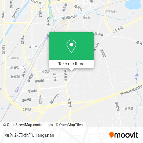 御景花园-北门 map
