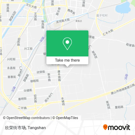 欣荣街市场 map