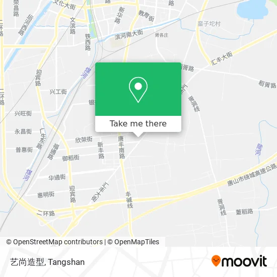 艺尚造型 map