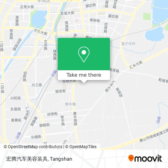 宏腾汽车美容装具 map